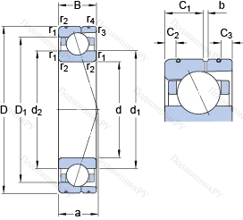 Подшипник 7030 ACD/HCP 4AL в Тольятти