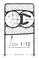 Подшипник  111322 (1322K) размер 110x240x50