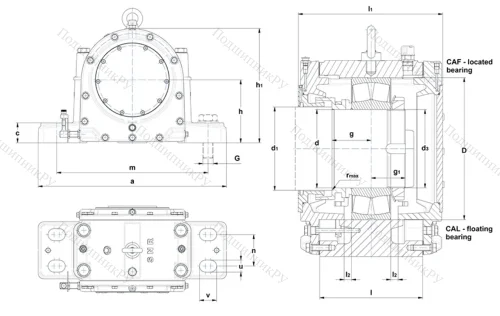Подшипниковый корпус SNOE 224 CAL в Тольятти