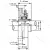 Подшипниковый узел UCF 308 - Вал: 40 мм