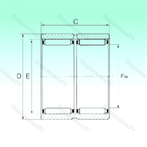Подшипник игольчатый радиальный RNAO 30x42x32 - ZW
