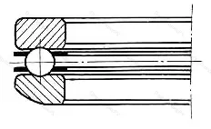 Подшипник  53200 (28200) размер 10x26x11,6
