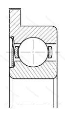 Подшипник  2860088 размер 8x16x5
