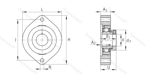 Подшипниковый узел FLCTE 20 XL в Тольятти