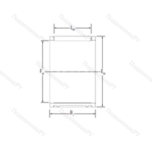 Подшипник игольчатый радиальный UR 14/20P