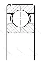 Подшипник 6211N/P 6Q 6 размер 55x100x21 от производителя  SKF