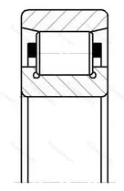 Подшипник  2208 (N 208) размер 40x80x18 от производителя  ГПЗ-3