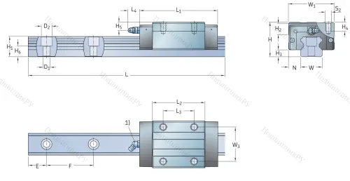 Каретка LLTHC 25 R-T 1 P 3 (M/P 010713) в Тольятти