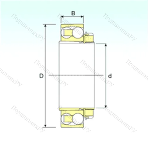 Подшипник шариковый радиальный самоцентрирующийся 1204 KTN 9+H 204