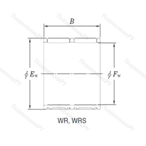 Подшипник игольчатый радиальный WR 50/45
