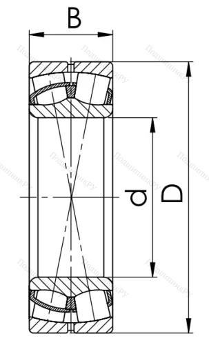Сферический роликовый подшипник 53514 АН (22214 CW 33) в Тольятти