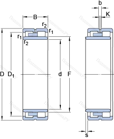 Подшипник NNU 4922 B/SPW 33
