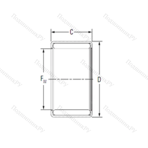Подшипник игольчатый радиальный Y 2610