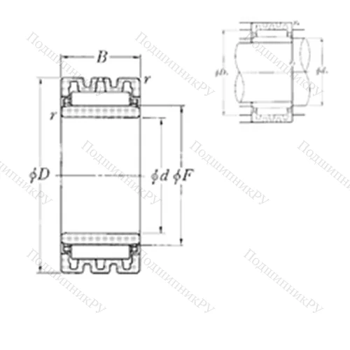 Подшипник игольчатый радиальный