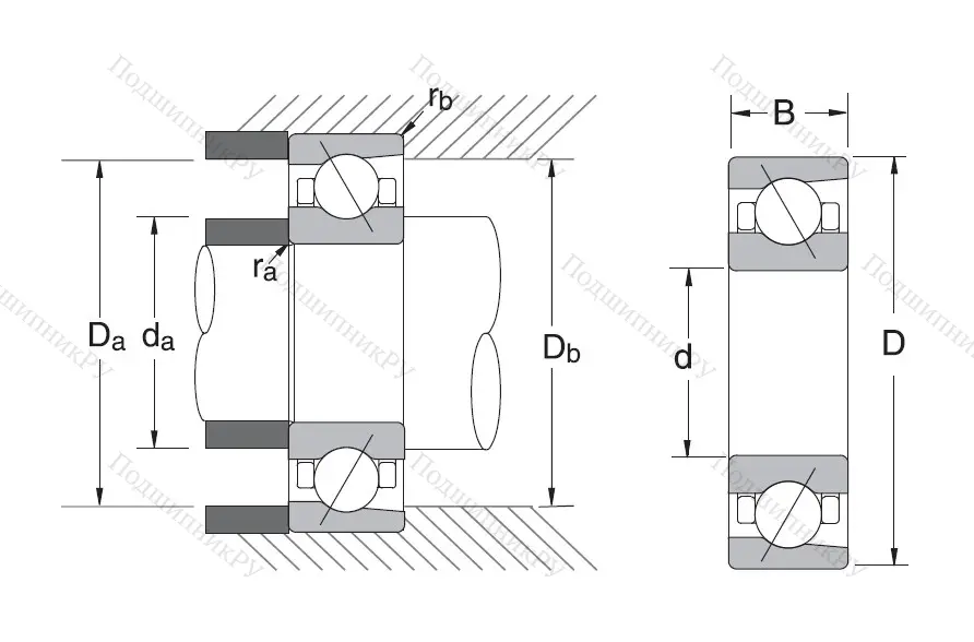 Сверхточный подшипник 7903 A 5TRDULP 3