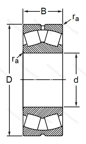 Сферический роликовый подшипник 53511 АН (22211 CW 33) в Тольятти