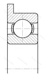Подшипник  1840098 размер 8x19x6
