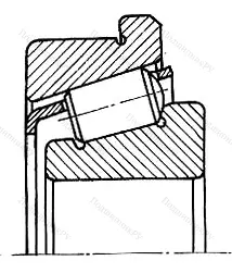 Подшипник 32218R/P 5 размер 90x160/168x43 от производителя  SKF