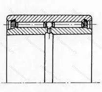 Модификация подшипника 654718К размер 90x140x110