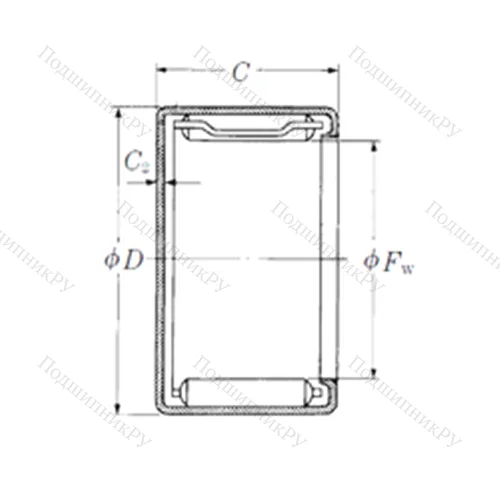Подшипник игольчатый радиальный