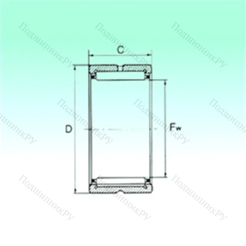 Подшипник игольчатый радиальный NK 75/35
