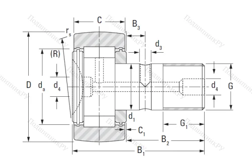 Подшипник NUKR 72 2SK