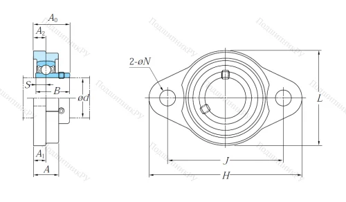 Подшипниковый узел UFL 002 JE 1 в Тольятти