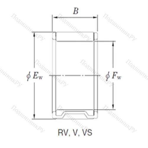 Подшипник игольчатый радиальный 25V 3530A