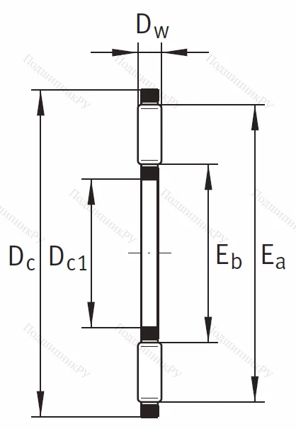 Игольчатый подшипник подшипник AXK 5578 A/0-10
