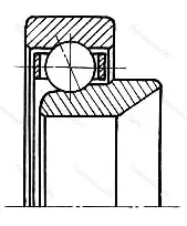 Подшипник  226902 размер 14,418x31,717x9,65 от производителя  ГПЗ-5