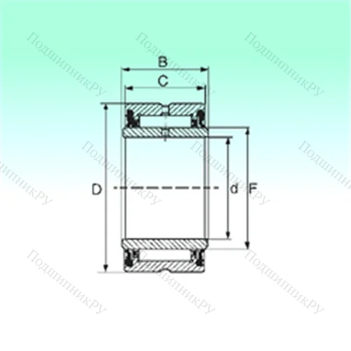 Подшипник игольчатый радиальный NA 4905 2RS