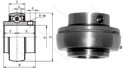 Корпусный подшипник UC 205 в Тольятти