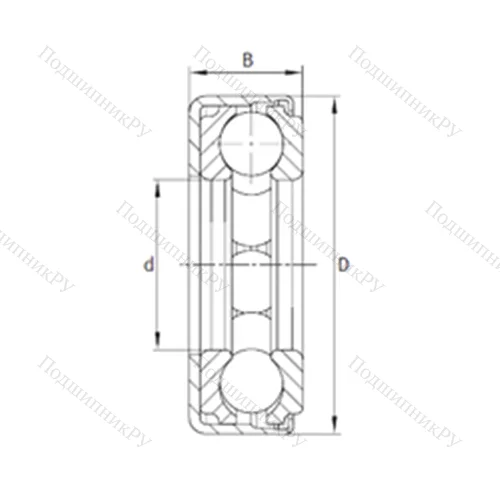 Подшипник шариковый упорный F-230809