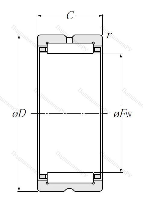 Игольчатый подшипник