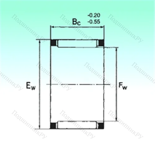 Подшипник игольчатый радиальный KZK 32x42x20