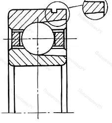 Подшипник  170309 размер 45x100x25