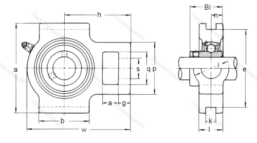 Подшипниковый узел UCT 206 в Тольятти