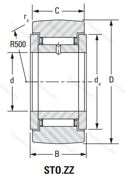 Подшипник STO 15 ZZ
