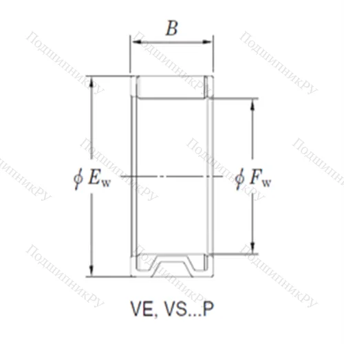 Подшипник игольчатый радиальный 25VS 3418P