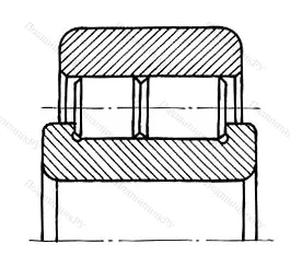 Подшипник  3222313 размер 65x140x46/58,7