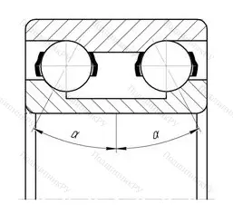 Подшипник 3205/P 6 размер 25x52x20,6