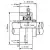 Подшипниковый узел UCFL 206 - Вал: 30 мм от производителя  LPZ