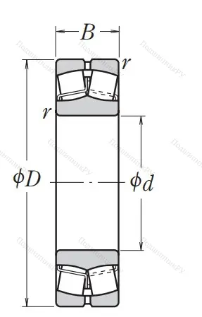 Сферический роликовый подшипник 22320 EAE 4 от производителя  NSK