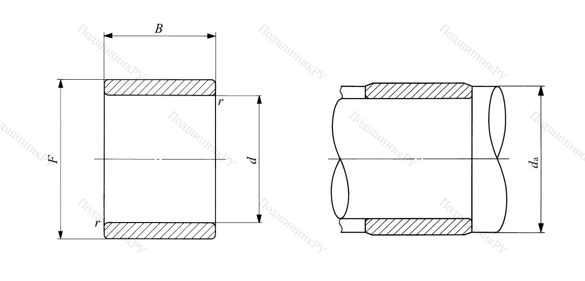 Игольчатый подшипник подшипник