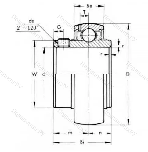 Корпусный подшипник UC 211-32 ASAHI в Тольятти