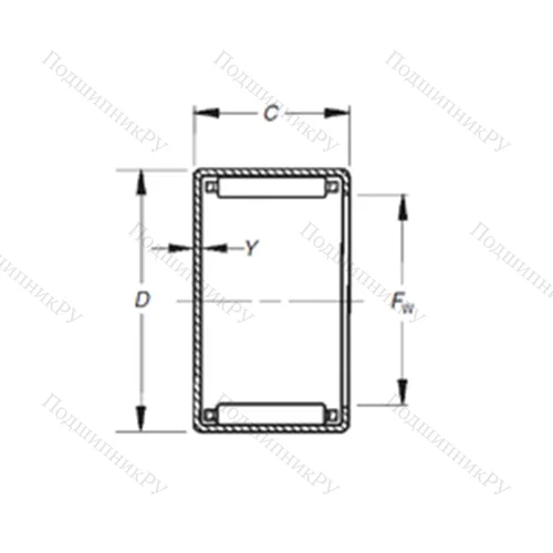 Подшипник игольчатый радиальный