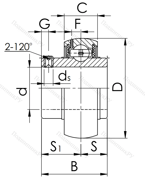 Корпусный подшипник