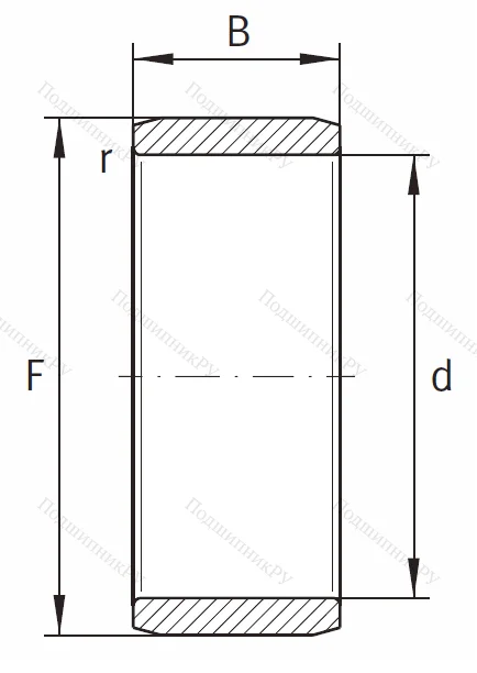 Игольчатый подшипник внутреннее кольцо