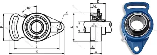 Подшипниковый узел UCFA 212 в Тольятти