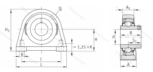 Подшипниковый узел RSHEY 15 XL в Тольятти